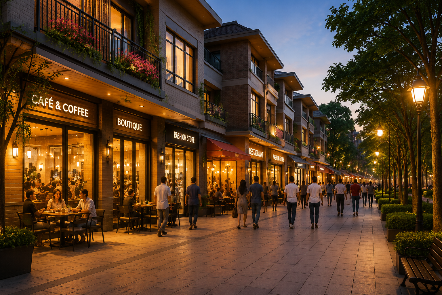 NV City commercial area
